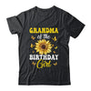 Grandma Of The Birthday Girl Sunflower Party Family Matching Shirt & Hoodie | teecentury
