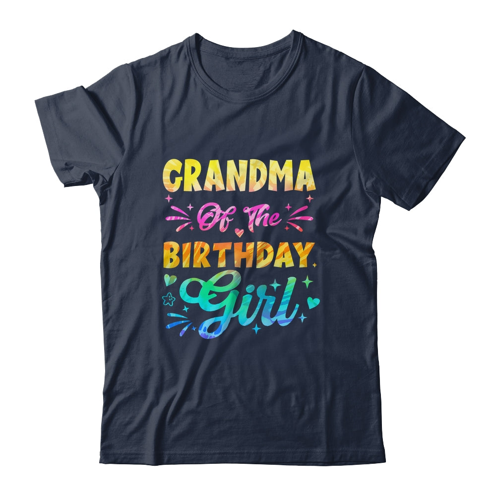 Grandma Of The Birthday Girl Tie Dye 1st Birthday Family Shirt & Hoodie | teecentury