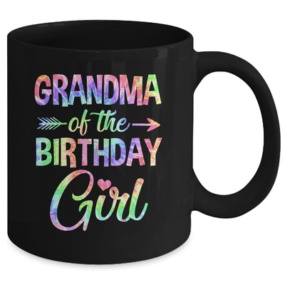 Grandma Of The Birthday Girl Tie Dye 1st Birthday Girl Mug | teecentury