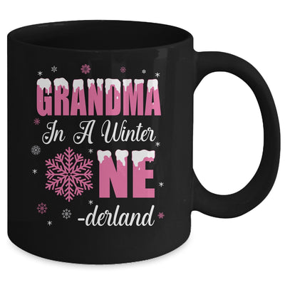Grandma Of The Birthday Girl Winter Onederland 1st Birthday Mug | teecentury