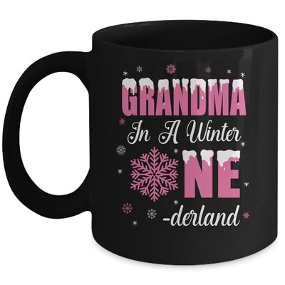 Grandma Of The Birthday Girl Winter Onederland 1st Birthday Mug | teecentury