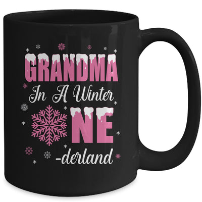 Grandma Of The Birthday Girl Winter Onederland 1st Birthday Mug | teecentury