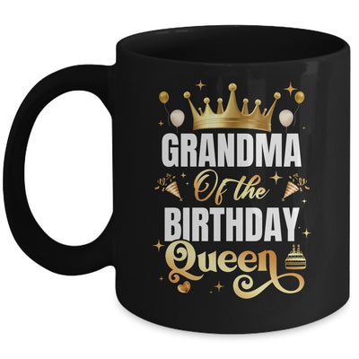 Grandma Of The Birthday Queen Funny Matching Birthday Party Mug | teecentury