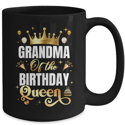 Grandma Of The Birthday Queen Funny Matching Birthday Party Mug | teecentury
