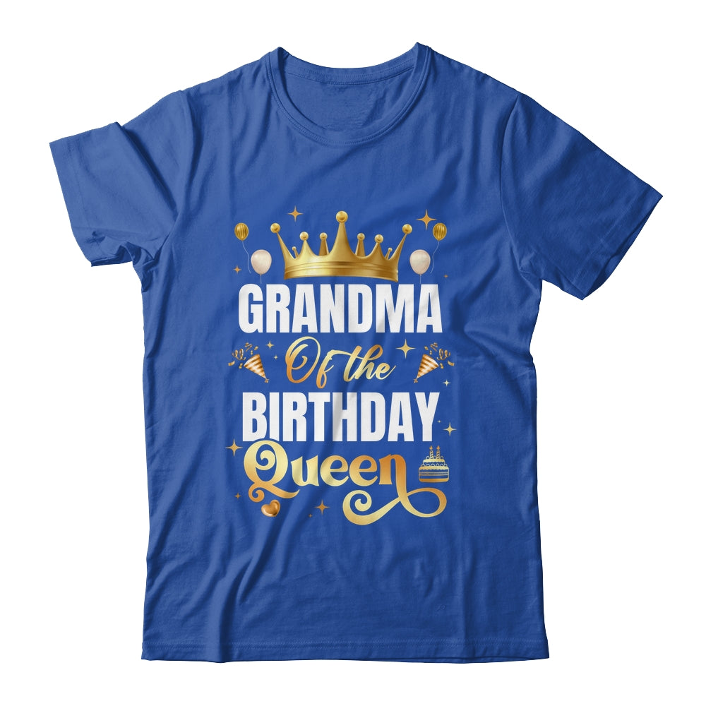 Grandma Of The Birthday Queen Funny Matching Birthday Party Shirt & Hoodie | teecentury