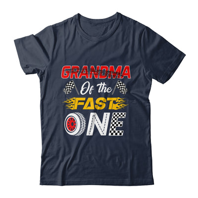 Grandma Of The Fast One 1st Birthday Race Car Family Shirt & Hoodie | teecentury