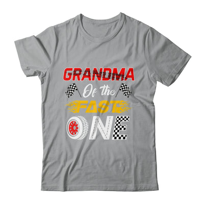 Grandma Of The Fast One 1st Birthday Race Car Family Shirt & Hoodie | teecentury