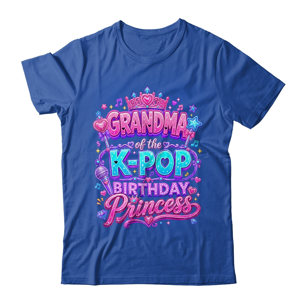 Grandma Of The K-Pop Birthday Princess Korean Music Lovers Shirt & Hoodie | teecentury