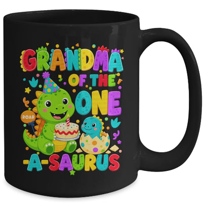 Grandma Of The One-A-Saurus 1St Birthday Boy T-Rex Dinosaur Mug | teecentury