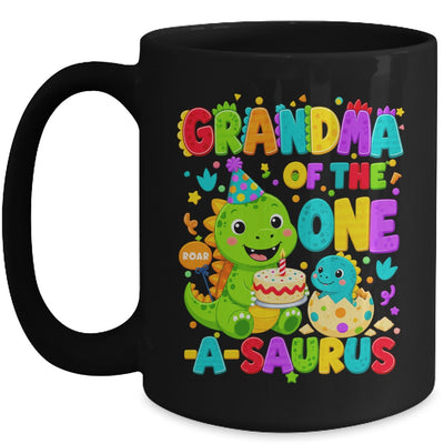 Grandma Of The One-A-Saurus 1St Birthday Boy T-Rex Dinosaur Mug | teecentury