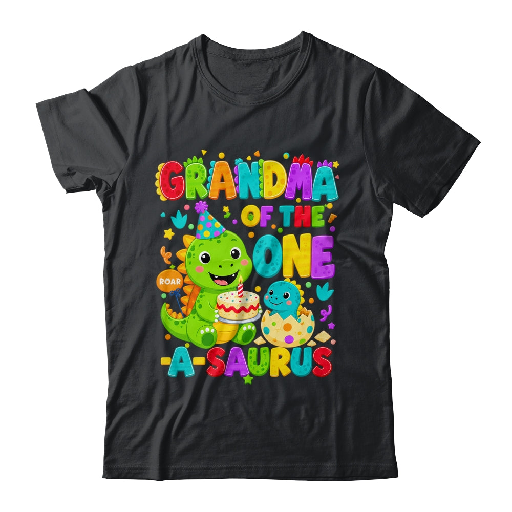 Grandma Of The One-A-Saurus 1St Birthday Boy T-Rex Dinosaur Shirt & Hoodie | teecentury