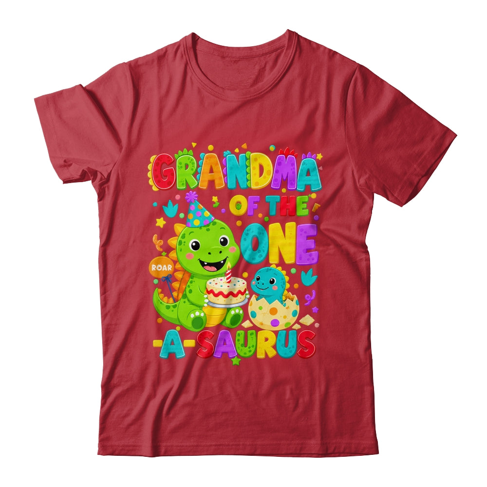 Grandma Of The One-A-Saurus 1St Birthday Boy T-Rex Dinosaur Shirt & Hoodie | teecentury