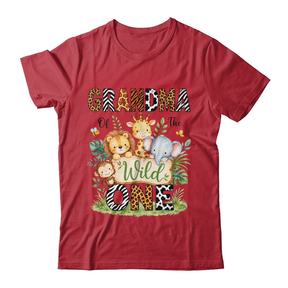 Grandma Of The Wild One First Birthday Boy Jungle Safari Shirt & Hoodie | teecentury