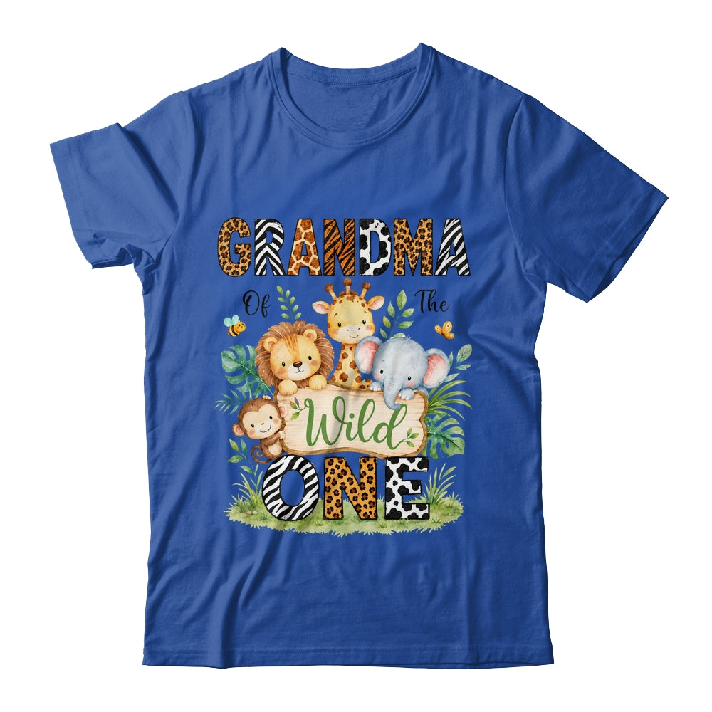 Grandma Of The Wild One First Birthday Boy Jungle Safari Shirt & Hoodie | teecentury