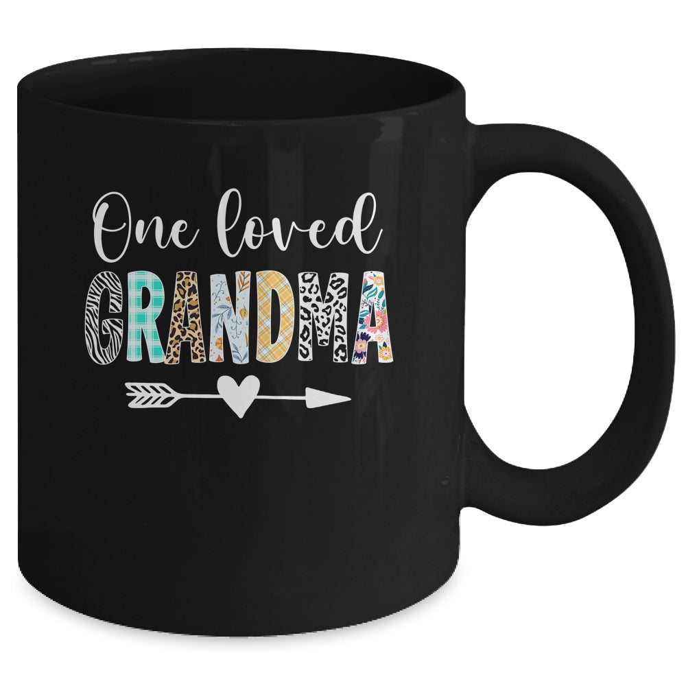 Grandma Women Cute Design One Loved Grandma Mother's Day Mug | teecentury