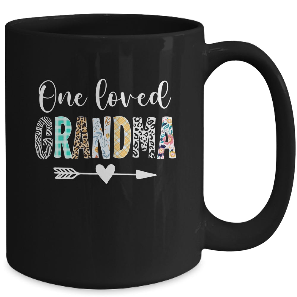 Grandma Women Cute Design One Loved Grandma Mother's Day Mug | teecentury