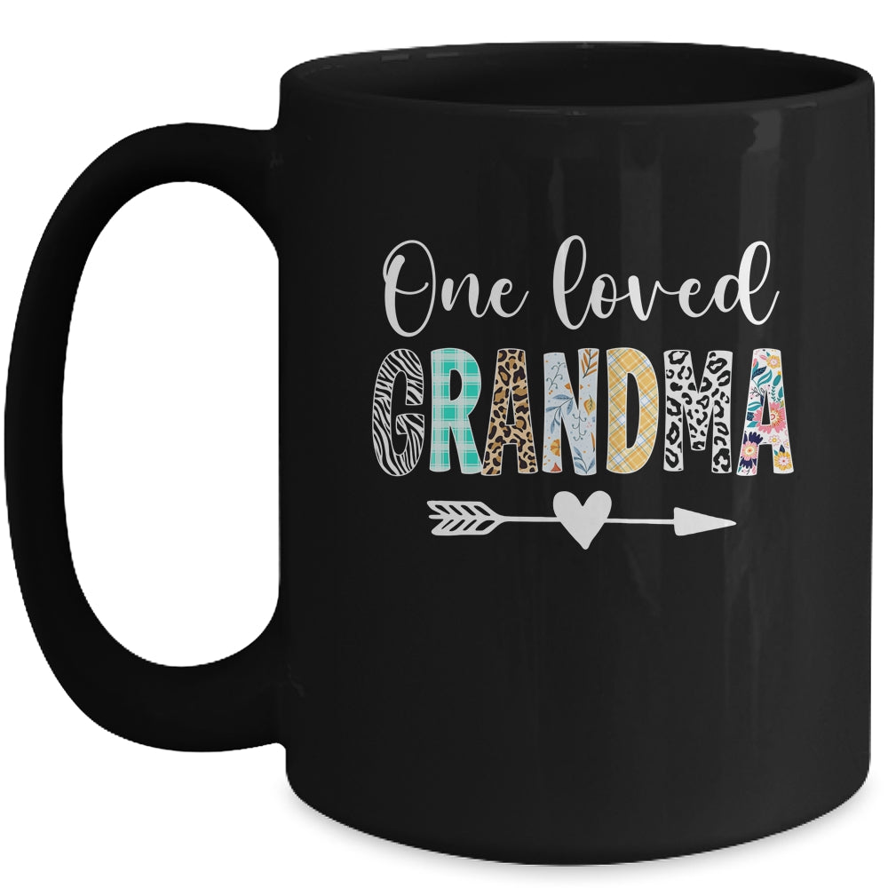 Grandma Women Cute Design One Loved Grandma Mother's Day Mug | teecentury