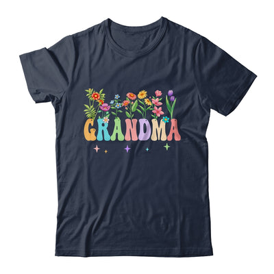 Grandma Women Wildflower Floral Design Grandma Mothers Day Shirt & Tank Top | teecentury