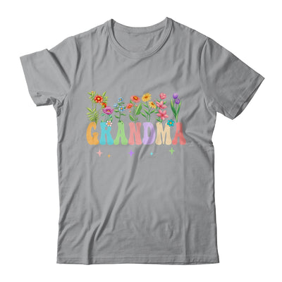 Grandma Women Wildflower Floral Design Grandma Mothers Day Shirt & Tank Top | teecentury