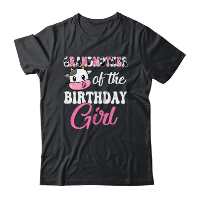 Grandmother Of The Birthday Girl Farm Cow 1st Birthday Girl Shirt & Hoodie | teecentury