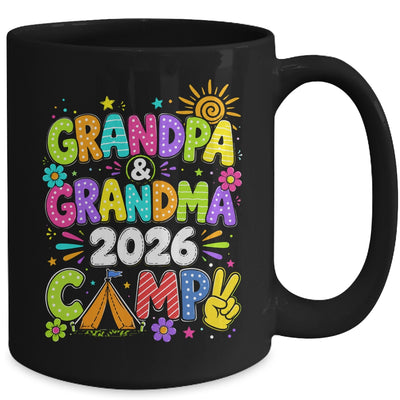 Grandpa And Grandma Camp 2026 Grandparents Camping Vacation Mug | teecentury