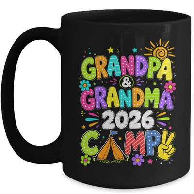 Grandpa And Grandma Camp 2026 Grandparents Camping Vacation Mug | teecentury