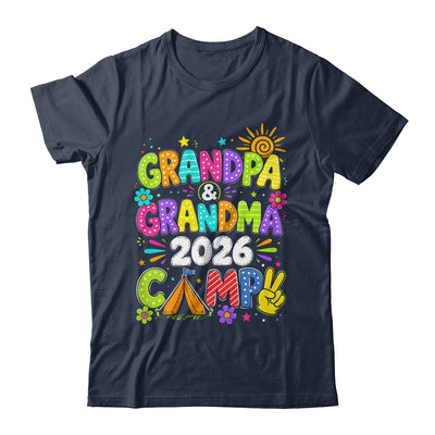Grandpa And Grandma Camp 2026 Grandparents Camping Vacation Shirt & Hoodie | teecentury