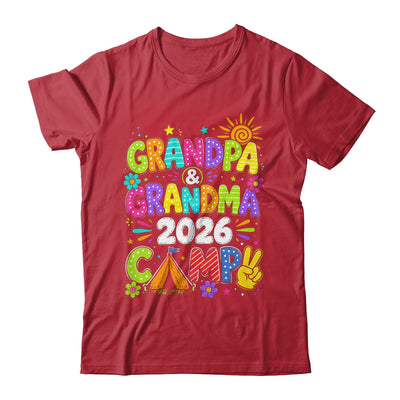 Grandpa And Grandma Camp 2026 Grandparents Camping Vacation Shirt & Hoodie | teecentury