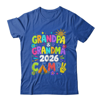 Grandpa And Grandma Camp 2026 Grandparents Camping Vacation Shirt & Hoodie | teecentury