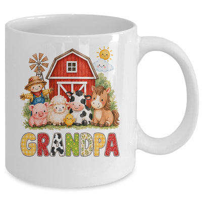 Grandpa Farm Cow 1St Birthday Girl Boy Matching Family Mug | teecentury