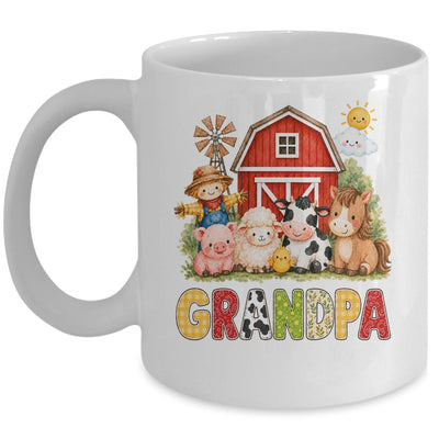Grandpa Farm Cow 1St Birthday Girl Boy Matching Family Mug | teecentury