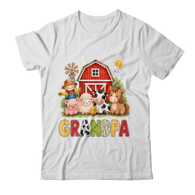 Grandpa Farm Cow 1St Birthday Girl Boy Matching Family Shirt & Hoodie | teecentury