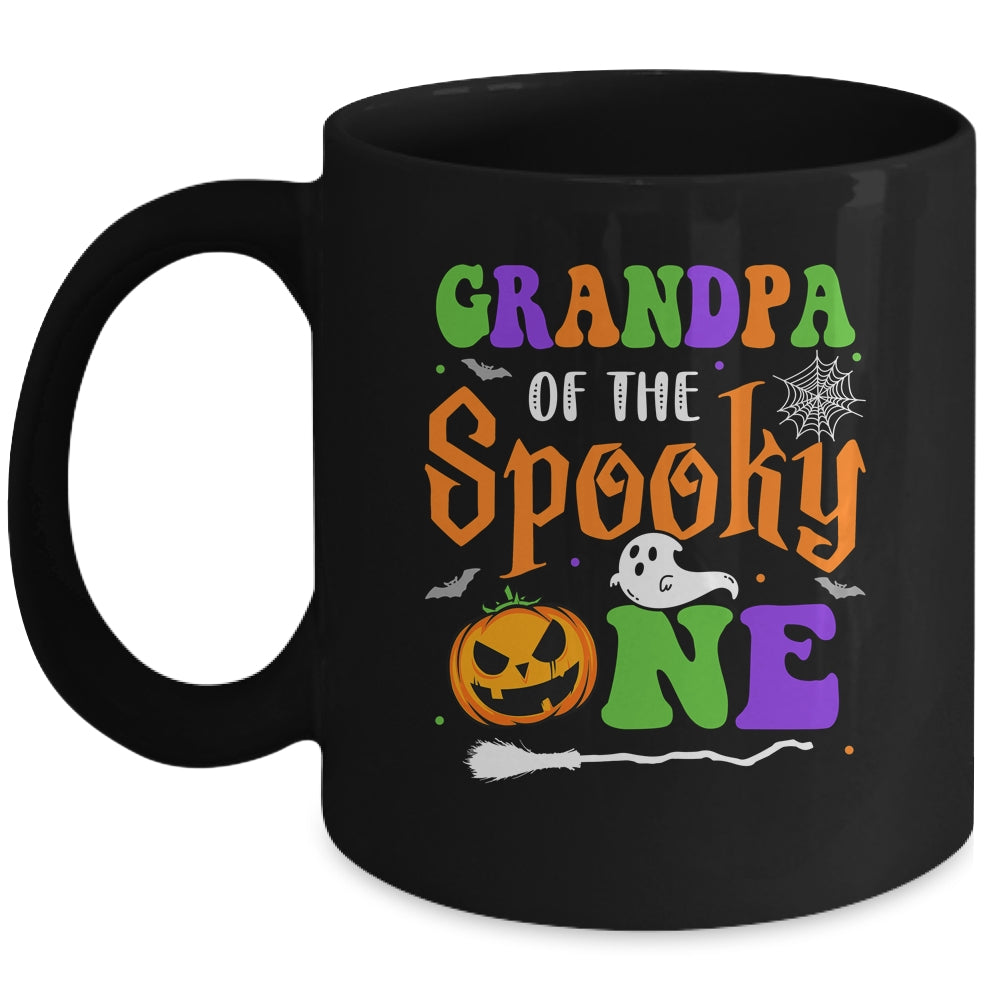 Grandpa Halloween 1st Birthday Boy Matching Family Spooky Mug | teecentury