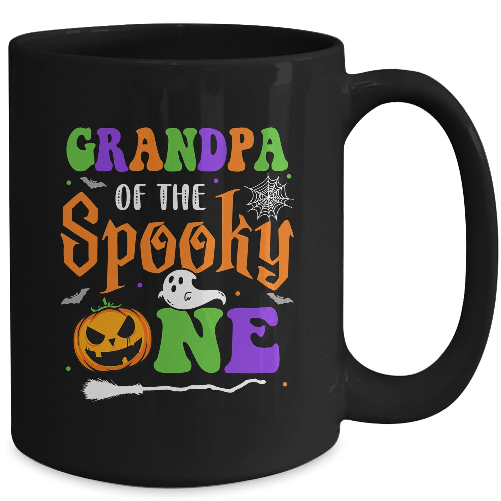Grandpa Halloween 1st Birthday Boy Matching Family Spooky Mug | teecentury