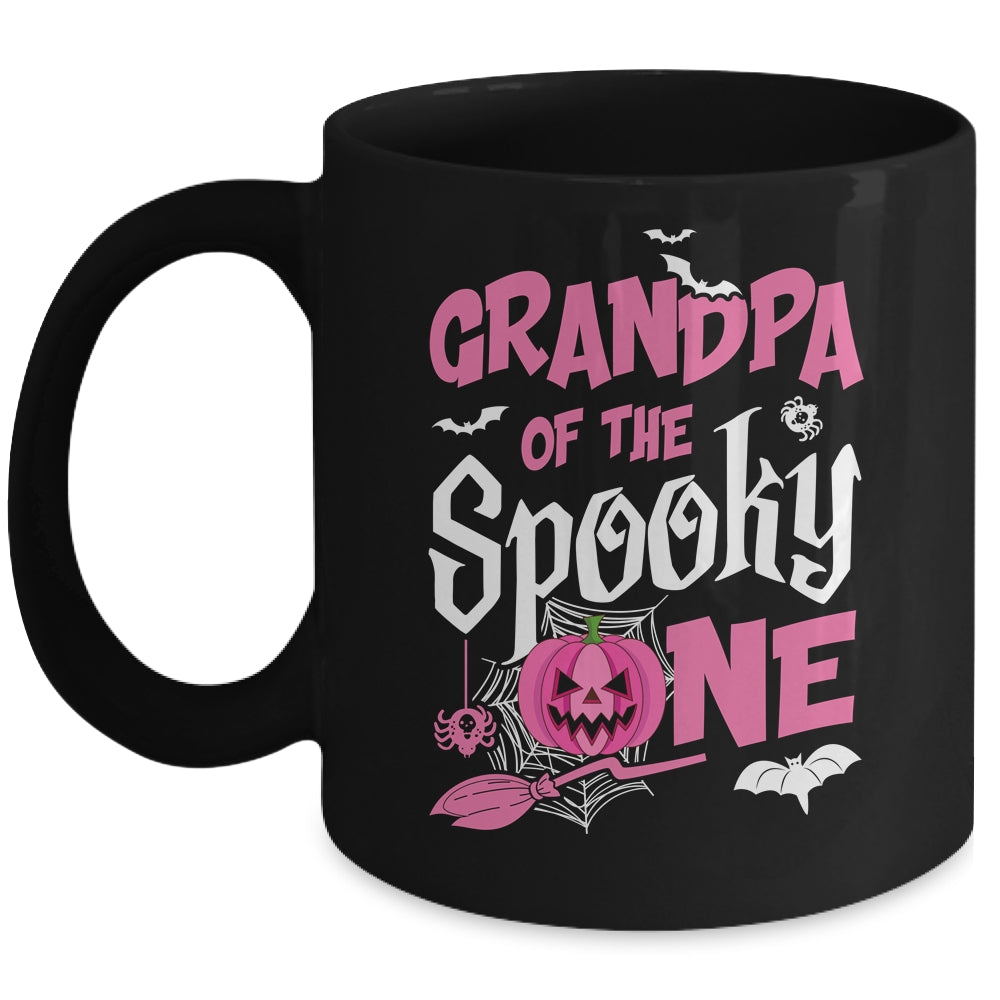 Grandpa Halloween 1st Birthday Girl Matching Family Spooky Mug | teecentury