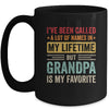 Grandpa Is My Favorite Name Funny Father's Day Grandpa Mug | teecentury