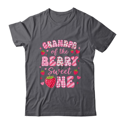 Grandpa Of The Berry Sweet One Strawberry First Birthday Shirt & Hoodie | teecentury
