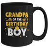 Grandpa Of The Birthday Boy Construction Worker Party Mug | teecentury