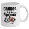 Grandpa Of The Birthday Boy Football 1st Birthday Party Mug | teecentury