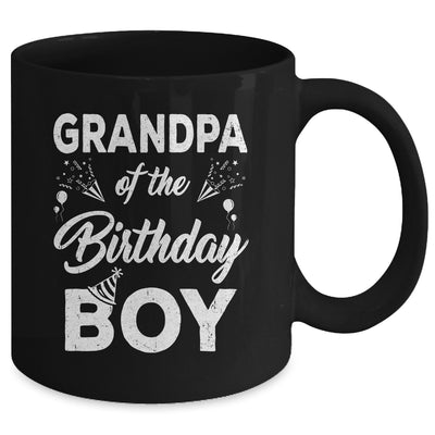 Grandpa Of The Birthday Boy Matching Family Party Birthday Mug | teecentury