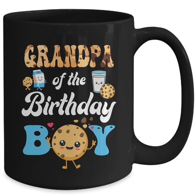 Grandpa Of The Birthday Boy Milk And Cookies 1st Birthday Mug | teecentury