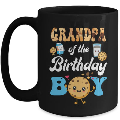 Grandpa Of The Birthday Boy Milk And Cookies 1st Birthday Mug | teecentury