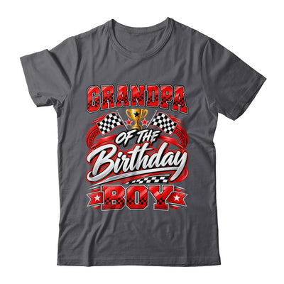 Grandpa Of The Birthday Boy Race Car Family Pit Crew Shirt & Hoodie | teecentury
