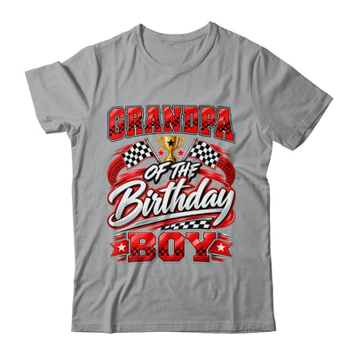 Grandpa Of The Birthday Boy Race Car Family Pit Crew Shirt & Hoodie | teecentury
