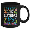 Grandpa Of The Birthday Boy Sea Fish Ocean Aquarium Party Mug | teecentury