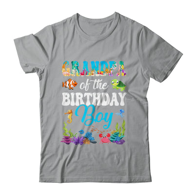 Grandpa Of The Birthday Boy Sea Fish Ocean Aquarium Party Shirt & Hoodie | teecentury