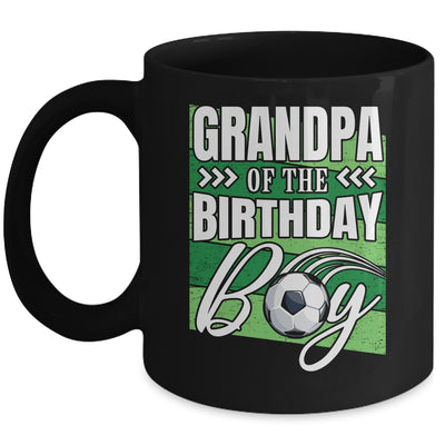 Grandpa Of The Birthday Boy Soccer Birthday Soccer Player Mug | teecentury