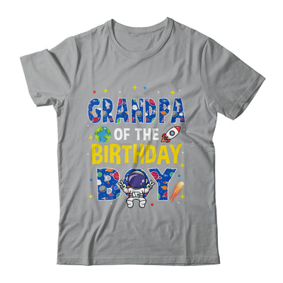 Grandpa Of The Birthday Boy Space Astronaut Family Birthday Shirt & Hoodie | teecentury