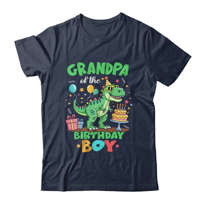Grandpa Of The Birthday Boy T Rex Dinosaur Family Party Shirt & Hoodie | teecentury