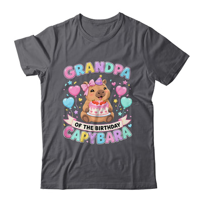 Grandpa Of The Birthday Capybara Birthday Girl Family Shirt & Hoodie | teecentury
